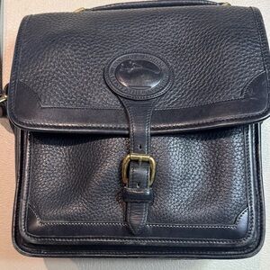 Dooney & Bourke Black Leather Crossbody Bag